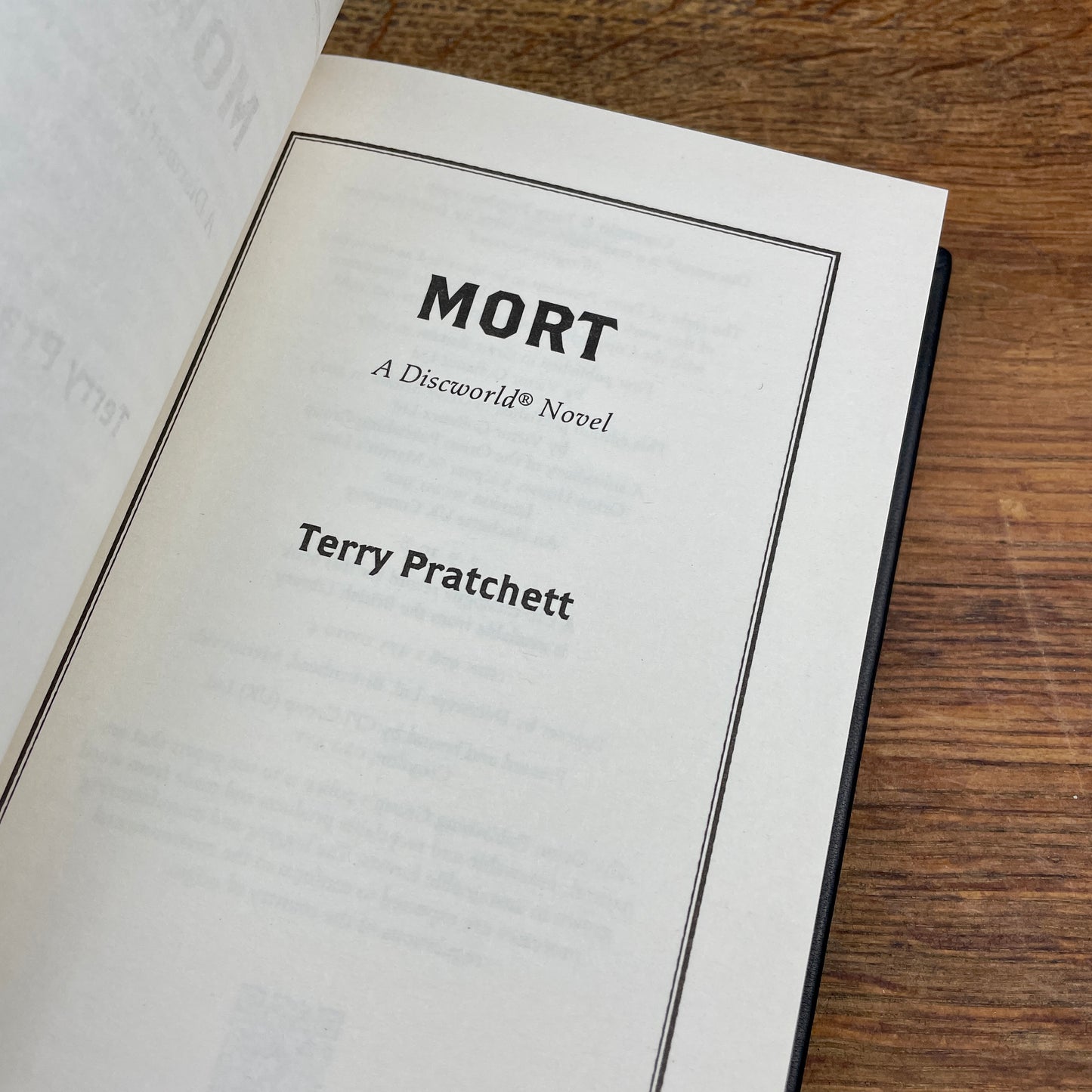 Mort – Terry Pratchett – Discworld Novel 4 – Handgebundenes Unikat
