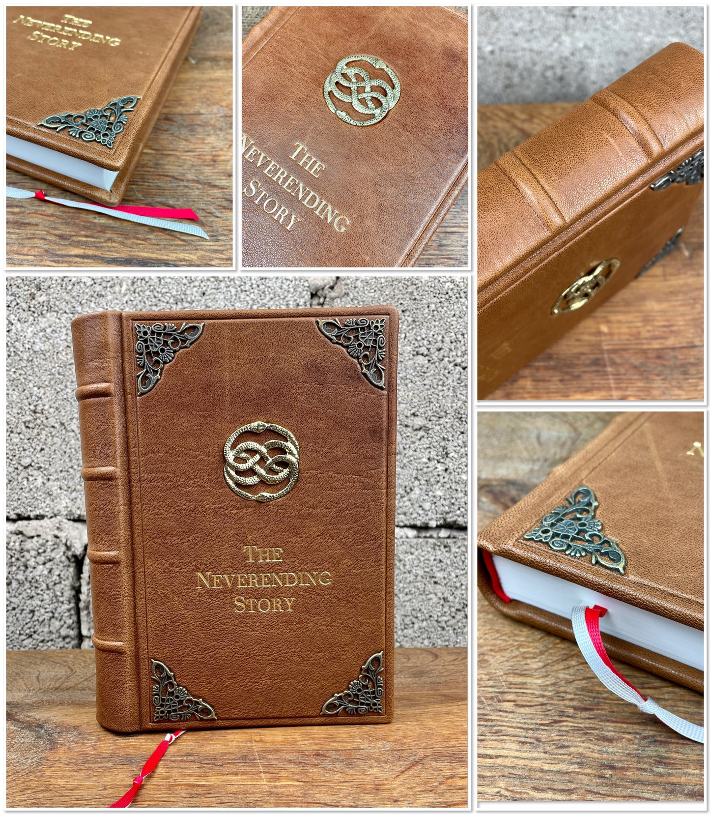 Ledergebundenes Fantasy-Kunstbuch – inspiriert von einem Klassiker der 80er