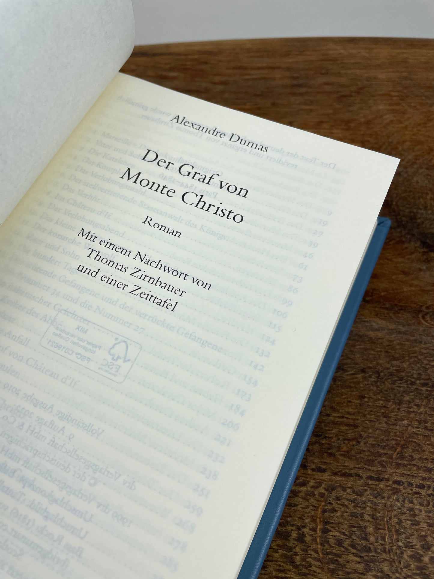 Der Graf von Monte Christo - Alexandre Dumas - ungekürzte Fassung - Ledereinband