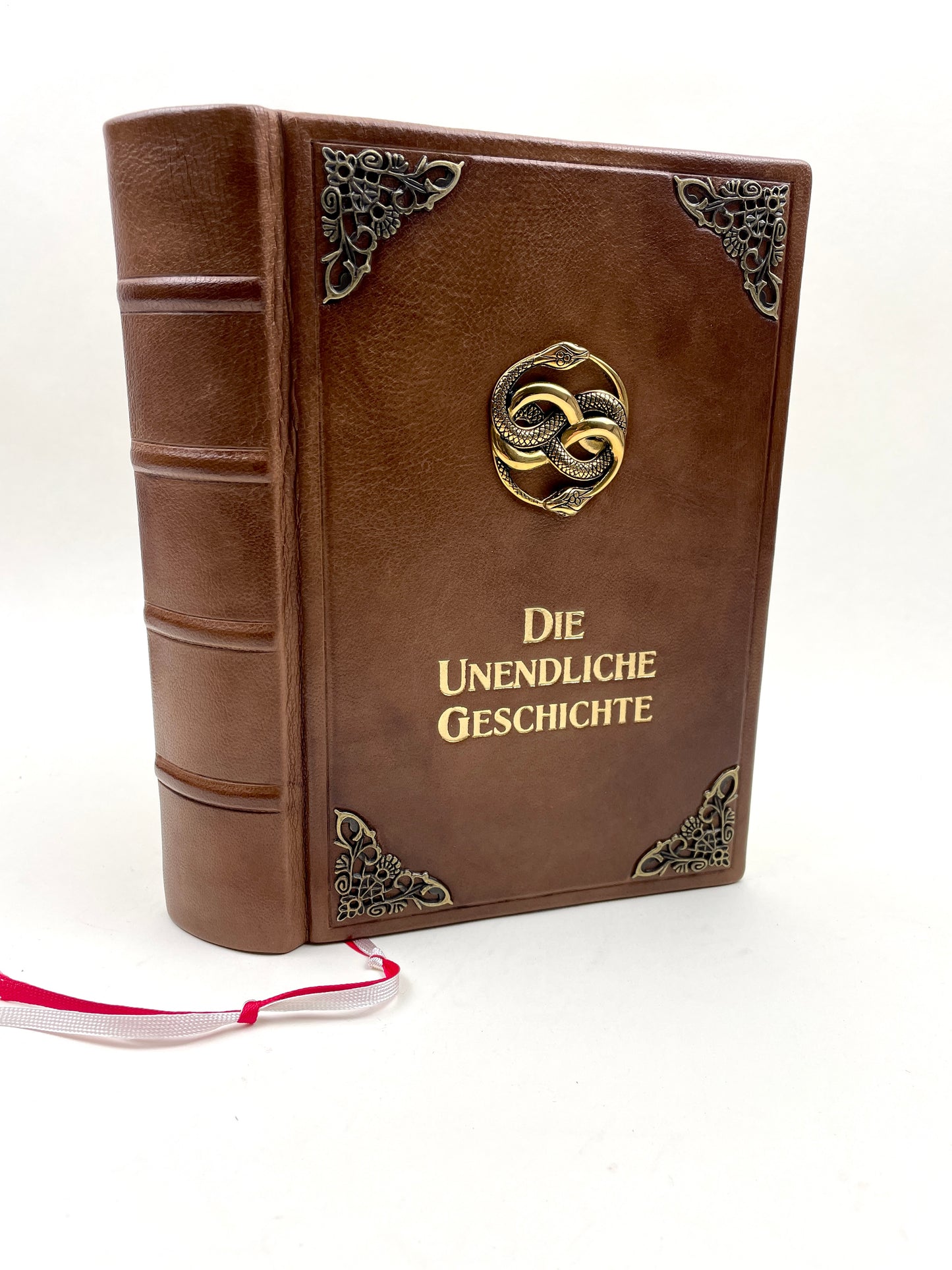 Michael Ende „Die Unendliche Geschichte“ – Handgefertigter Ledereinband / Buchunikat #2534