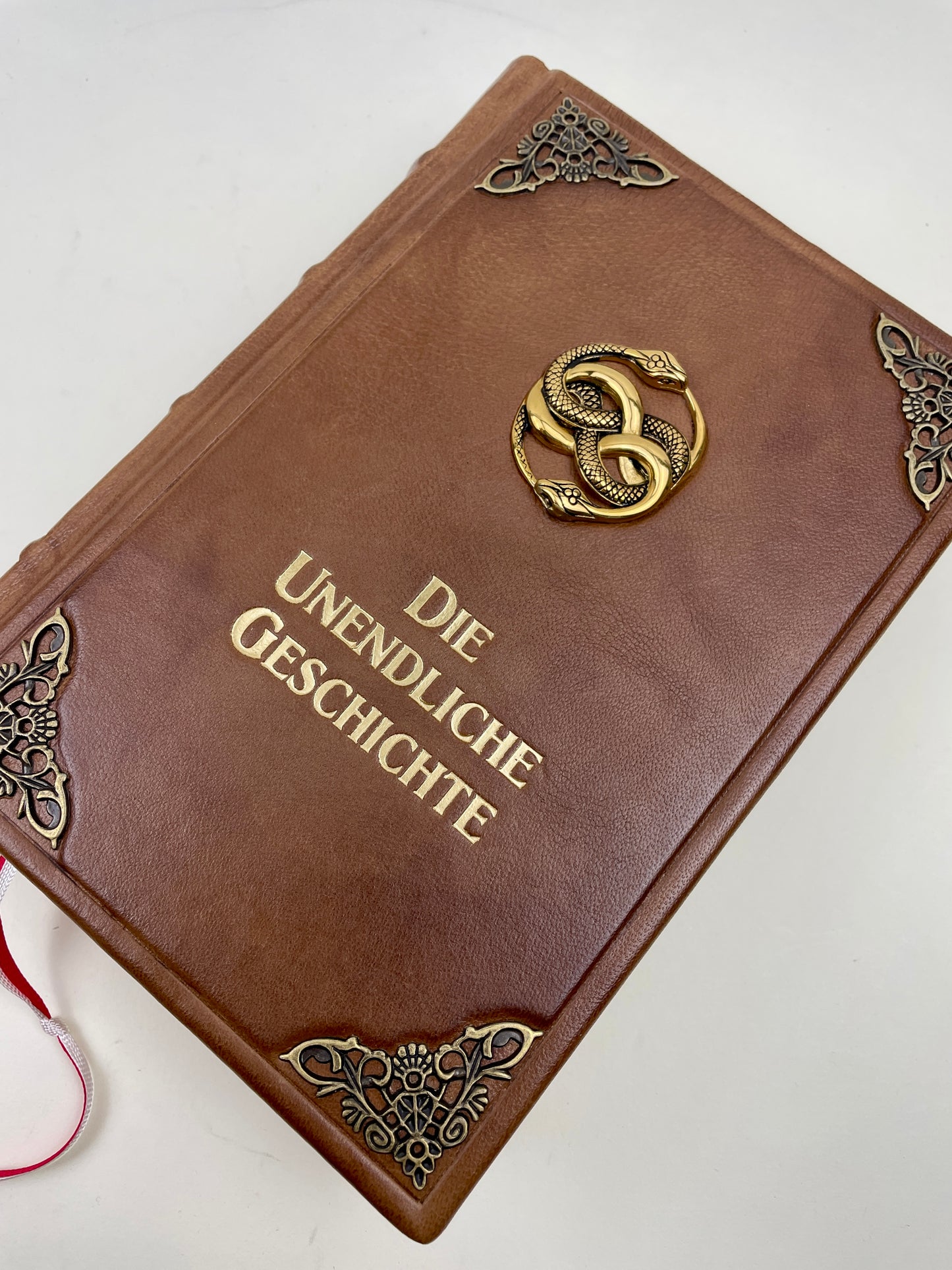 Michael Ende „Die Unendliche Geschichte“ – Handgefertigter Ledereinband / Buchunikat #2534
