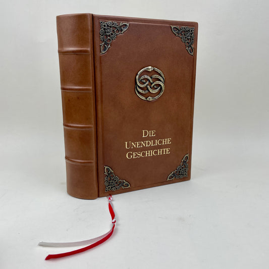 Michael Ende „Die Unendliche Geschichte“ – Handgefertigter Ledereinband / Buchunikat