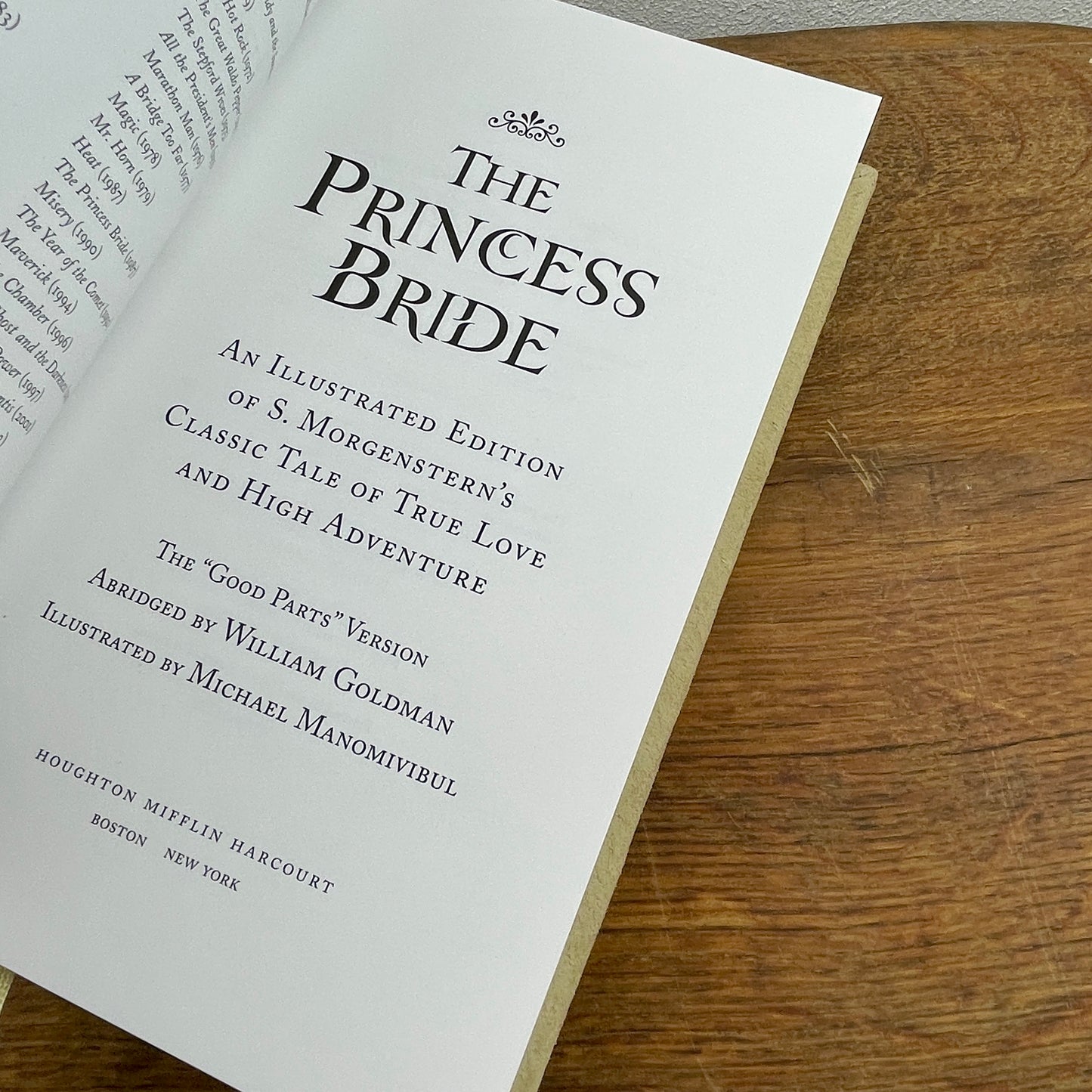 The Princess Bride – Handgebundene Sammlerausgabe in Wildleder mit Goldprägung (Unikat)