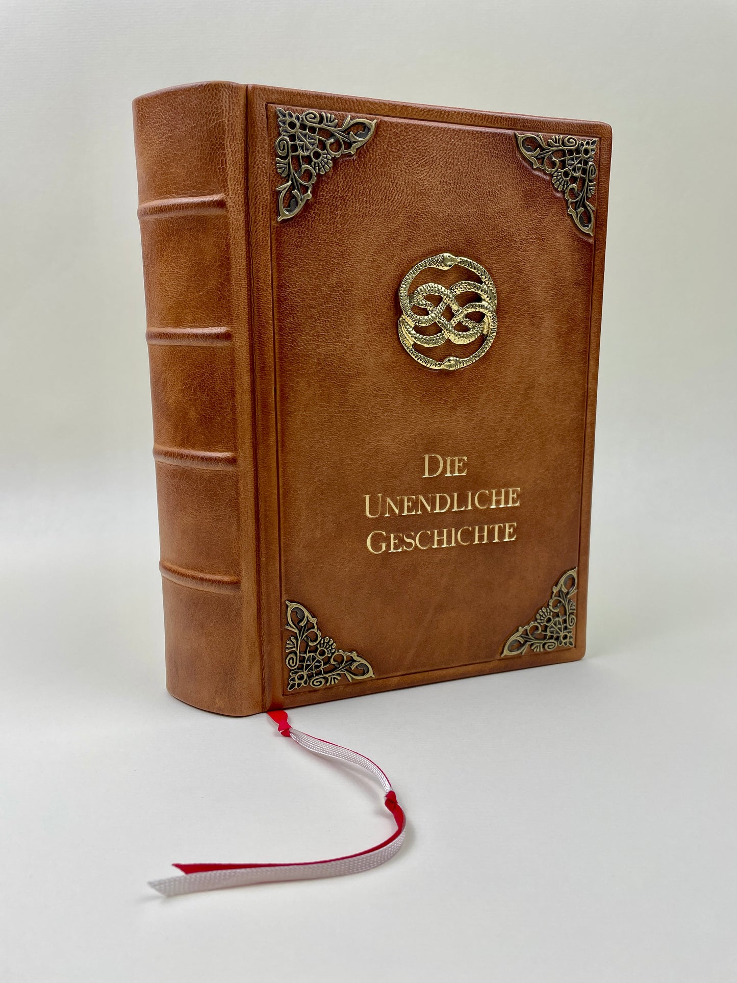 Michael Ende „Die Unendliche Geschichte“ – Handgefertigter Ledereinband / Buchunikat #2445