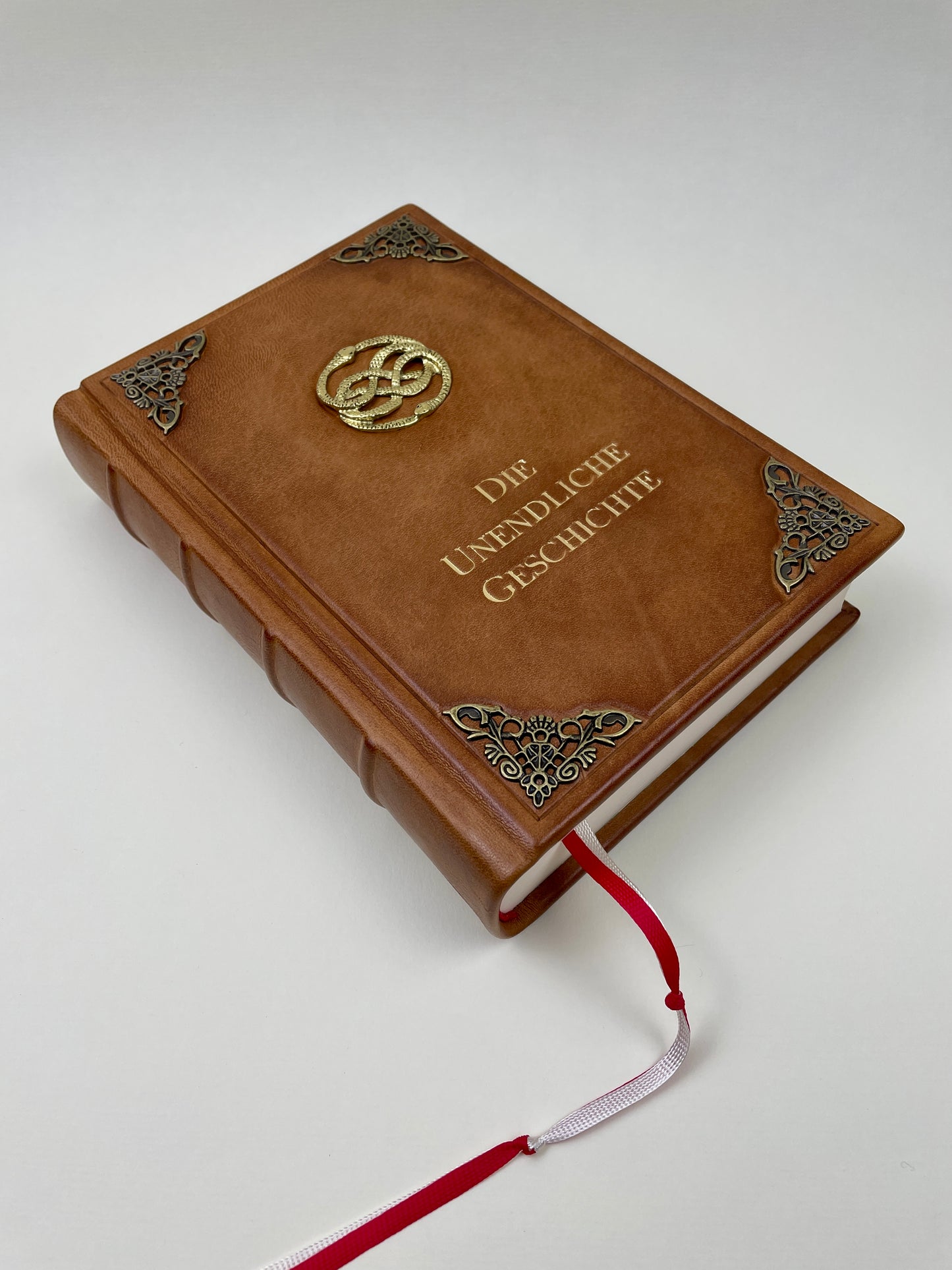 Michael Ende „Die Unendliche Geschichte“ – Handgefertigter Ledereinband / Buchunikat #2445
