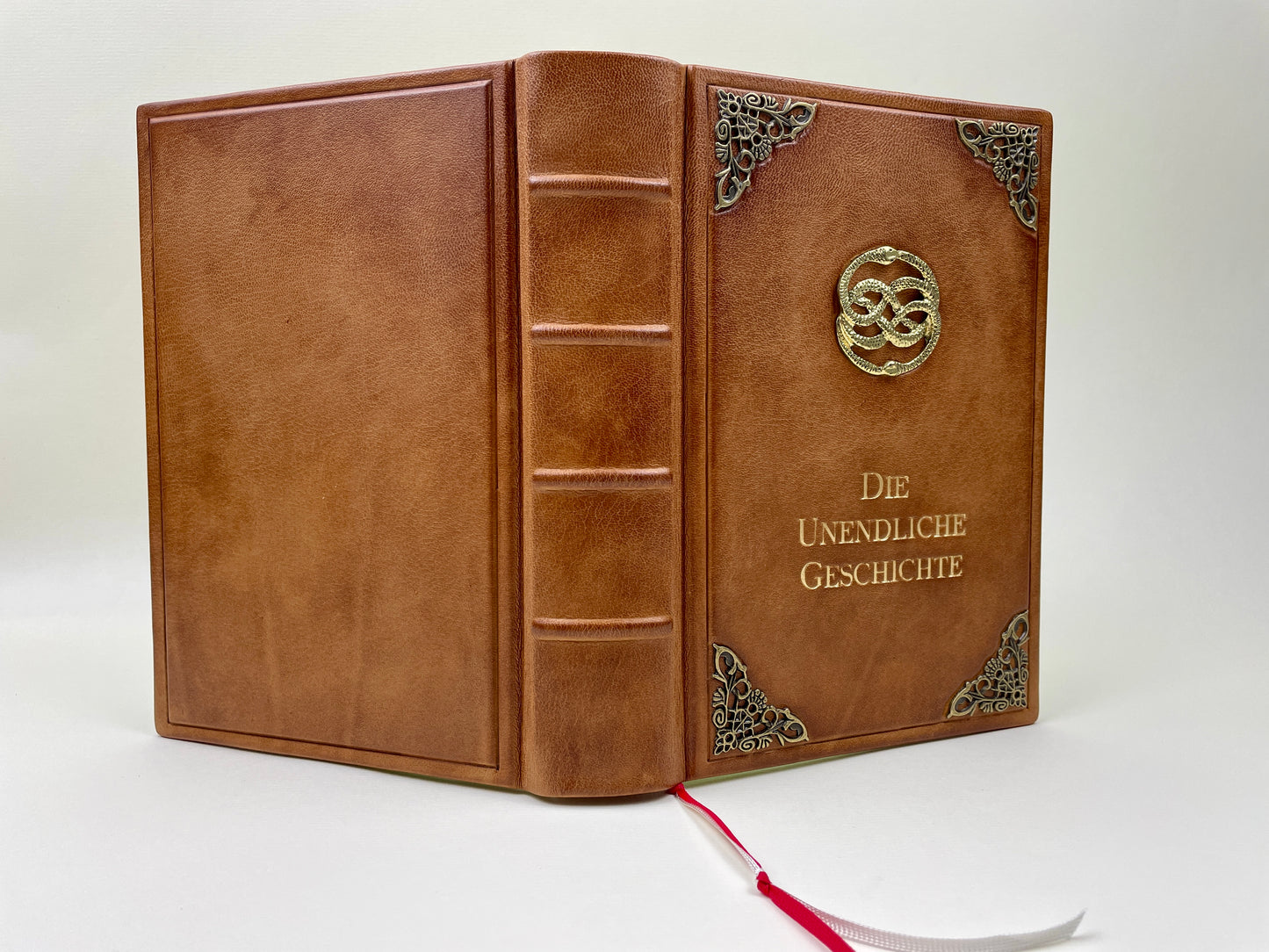 Michael Ende „Die Unendliche Geschichte“ – Handgefertigter Ledereinband / Buchunikat #2445