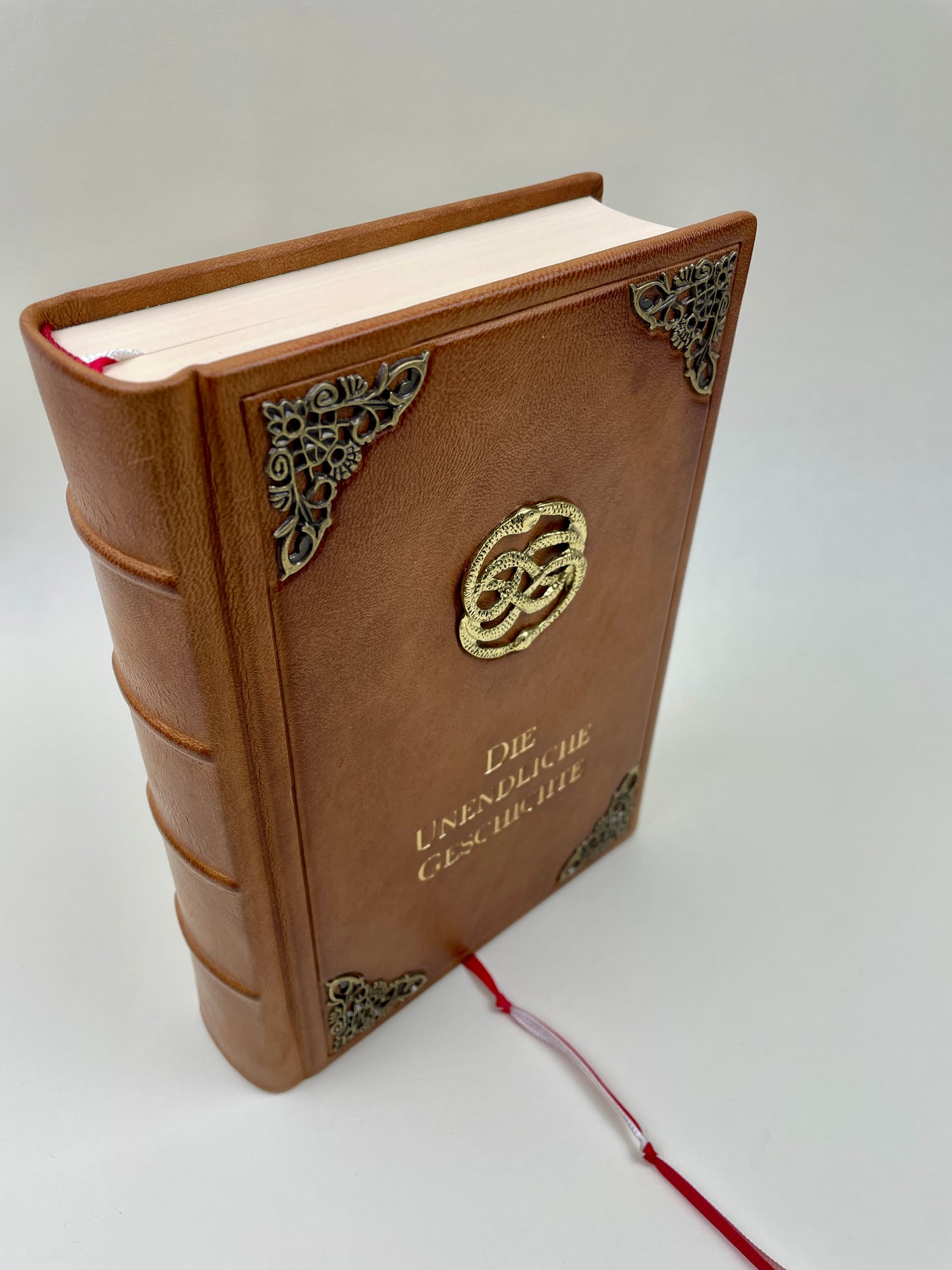 Michael Ende „Die Unendliche Geschichte“ – Handgefertigter Ledereinband / Buchunikat #2445