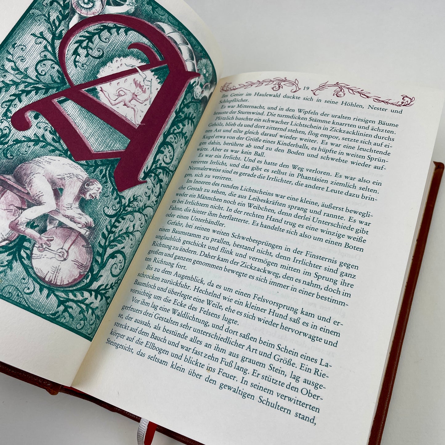 Michael Ende „Die Unendliche Geschichte“ – Handgefertigter Ledereinband / Replikat aus 79er Erstaugabe