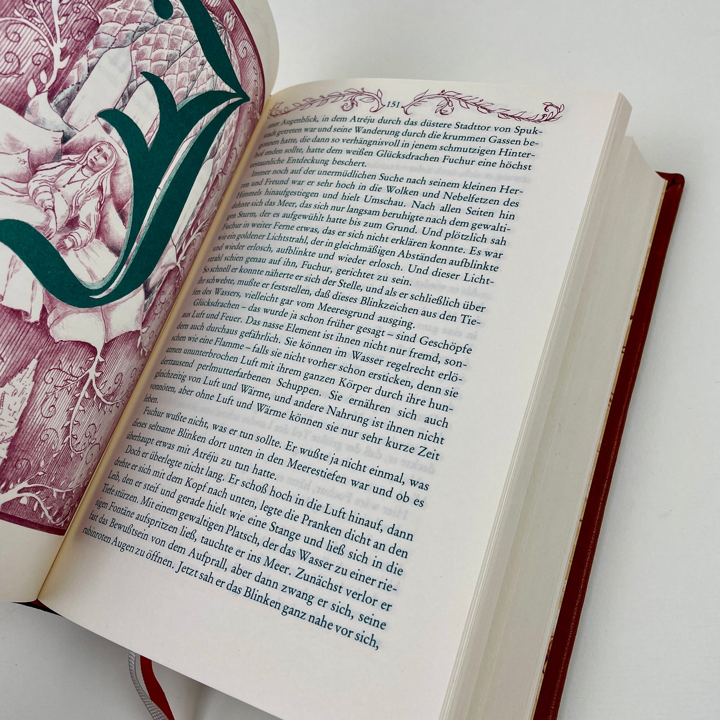 Michael Ende „Die Unendliche Geschichte“ – Handgefertigter Ledereinband / Replikat aus 79er Erstaugabe