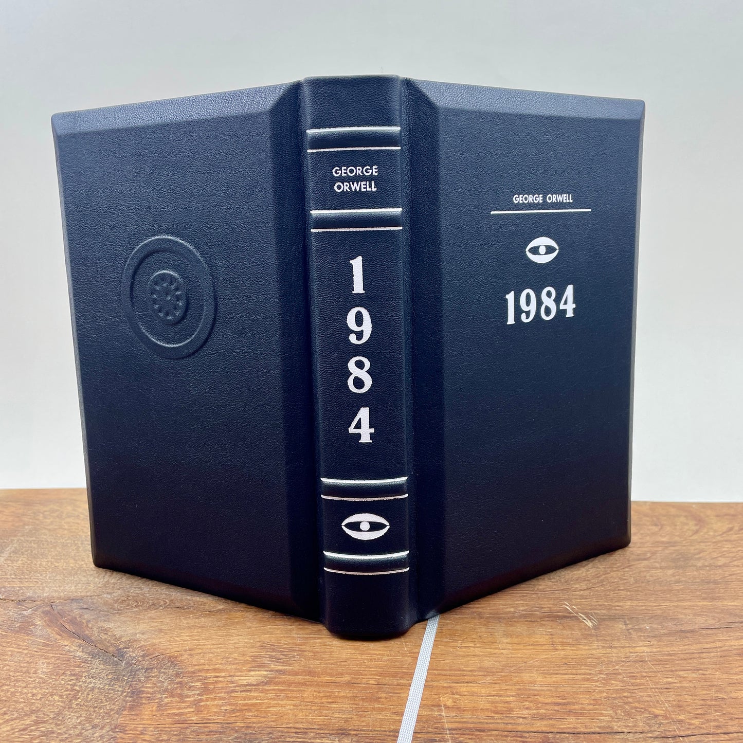 1984 - George Orwell - englische Ausgabe - handgefertigter Ledereinband - Unikat